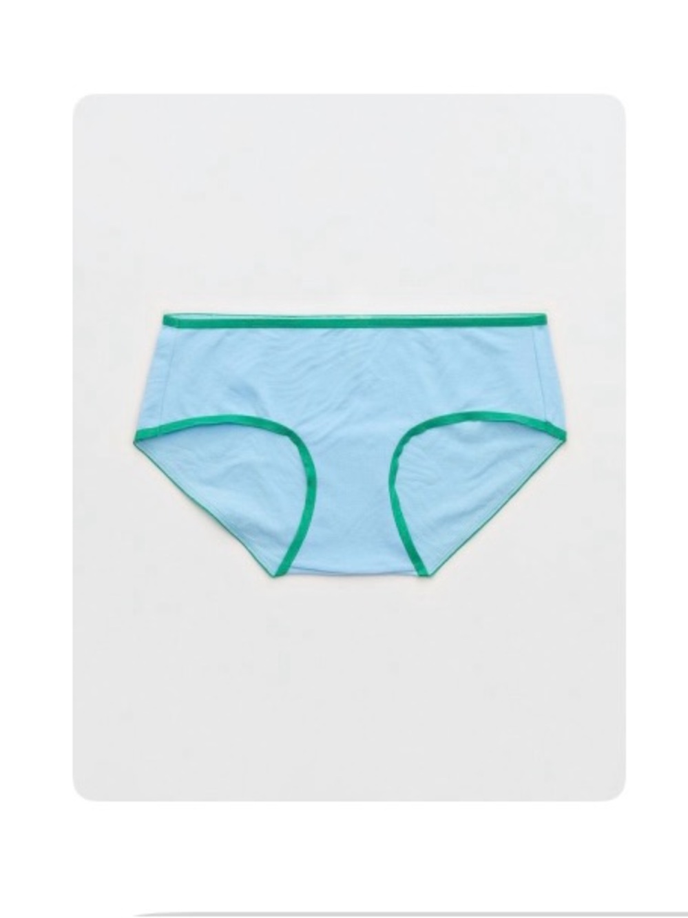 NWT Aerie Superchill Cotton Zebra Jacquard Boybrief Panty